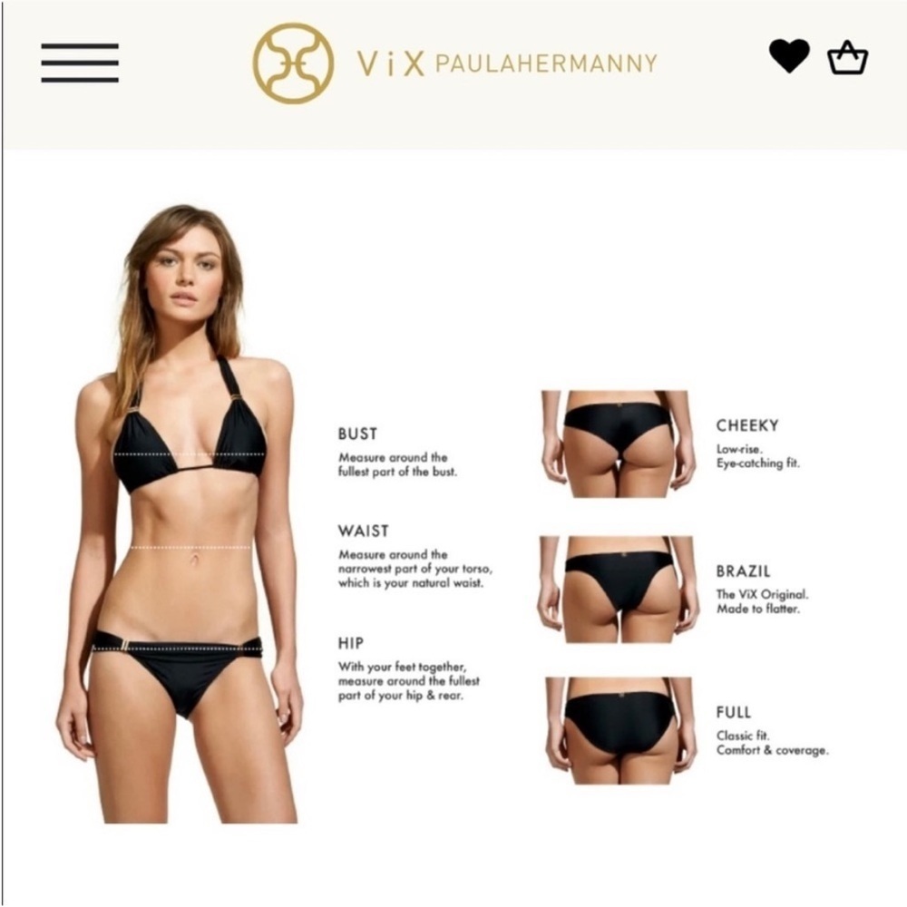 Vix swim bikini bottom black and white. NWT - Picture 5 of 5